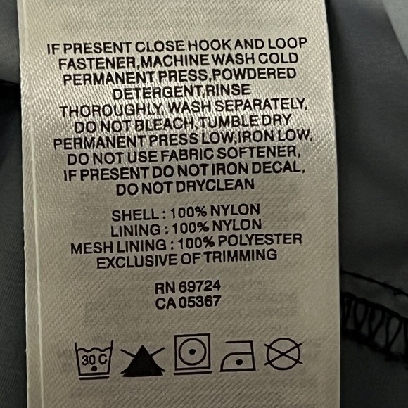 Columbia Jacket Men's L Full Zip Up Hooded Packable Black 100% Nylon RN 69724 - Picture 10 of 17